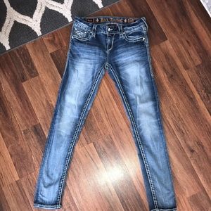 Rock Revival skinny jeans size 28; inseam 30”